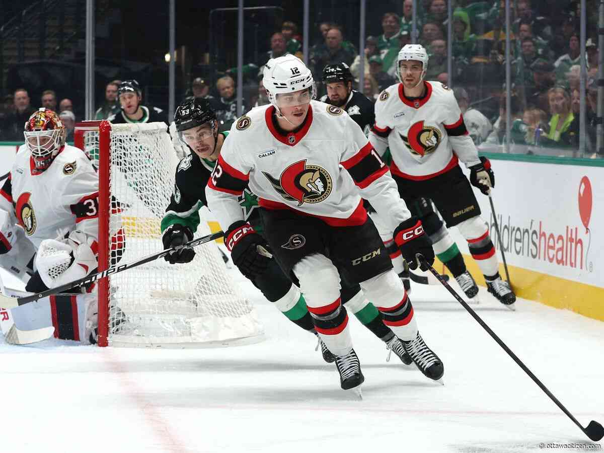'I can get to 30': Ottawa Senators' Shane Pinto determined to boost his scoring total