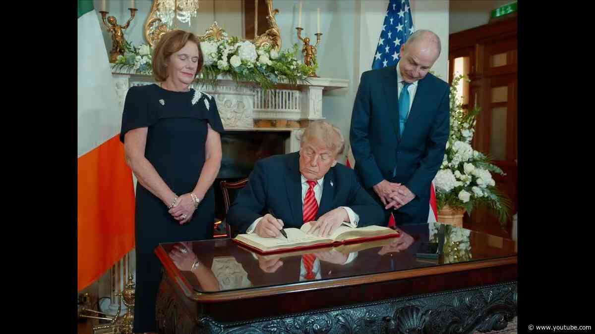 President Donald J. Trump in Ireland: Postcard Edition 🇺🇸🤝🇮🇪