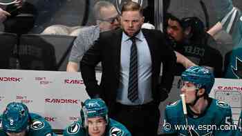 Sharks sign coach Warsofsky, 37, to extension ahead of 3rd season
