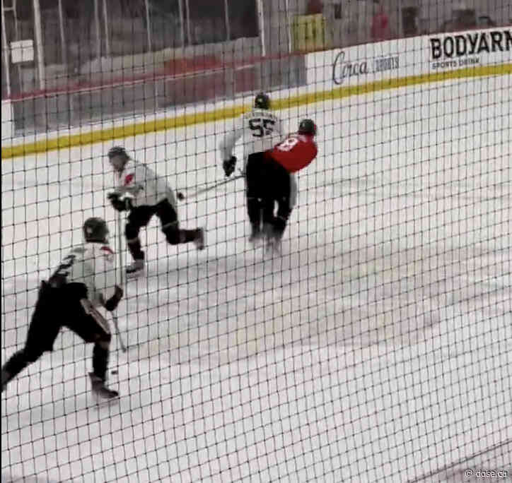 VIDEO: Artyom Levshunov Knocks Out a Teammate During Practice