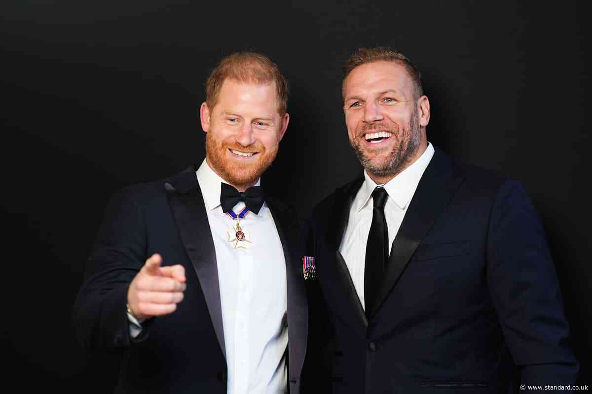 Harry gives speech at first public appearance since return to UK