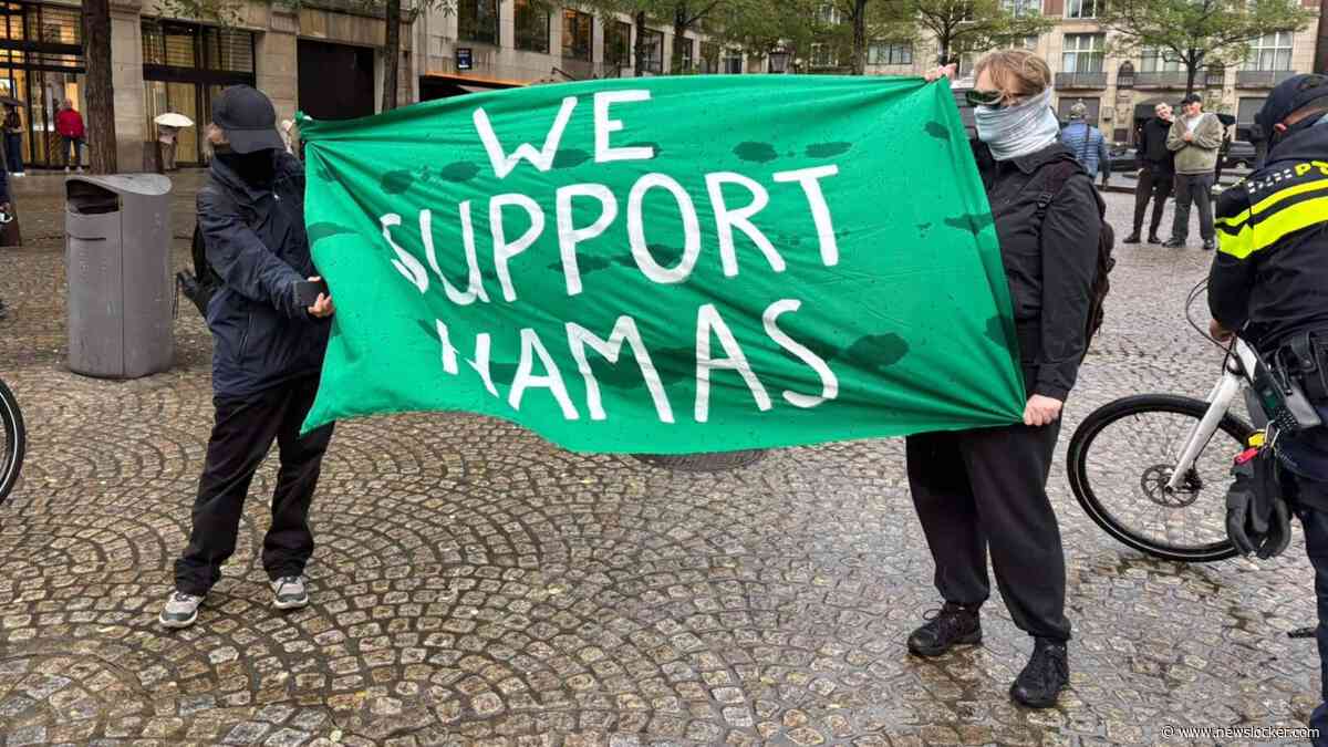Manifestatie voor Israël op de Dam doelwit van activisten: ’We Support Hamas’
