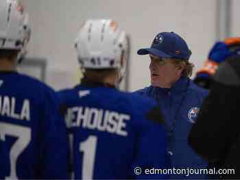 Day 1 of Oilers camp a feeling-out process for head coach Mike Babcock