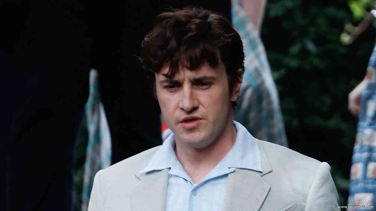 Paul Mescal is spotted filming the day a 16-year-old Paul McCartney met John Lennon at a church fair in Liverpool for the Beatles biopic
