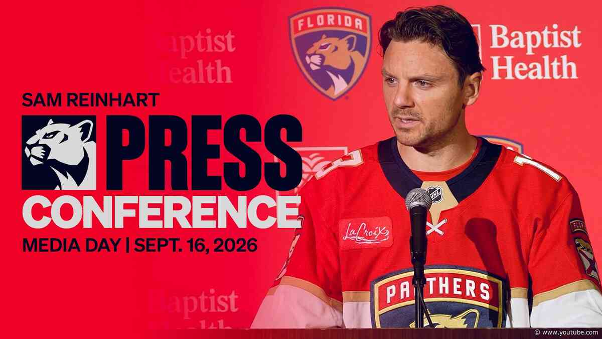 Sam Reinhart Media Day Press Conference | 9.16.26