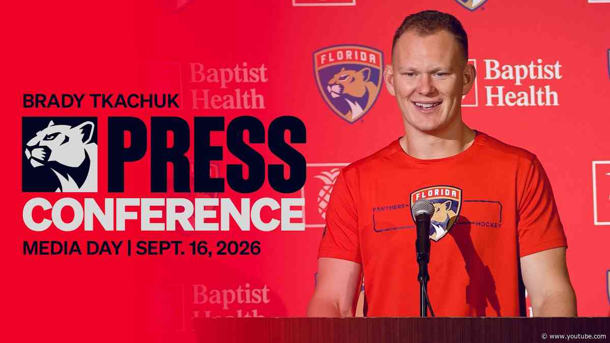 Brady Tkachuk Media Day Press Conference | 9.16.26