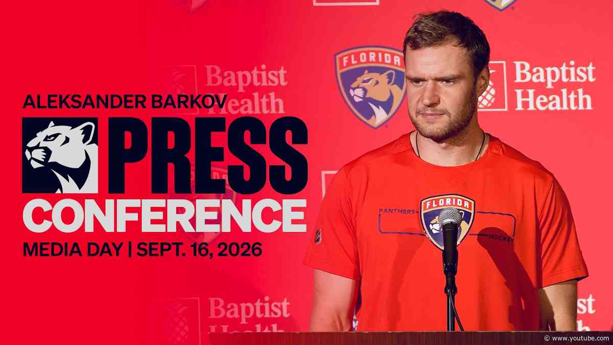Aleksander Barkov Media Day Press Conference | 9.16.26