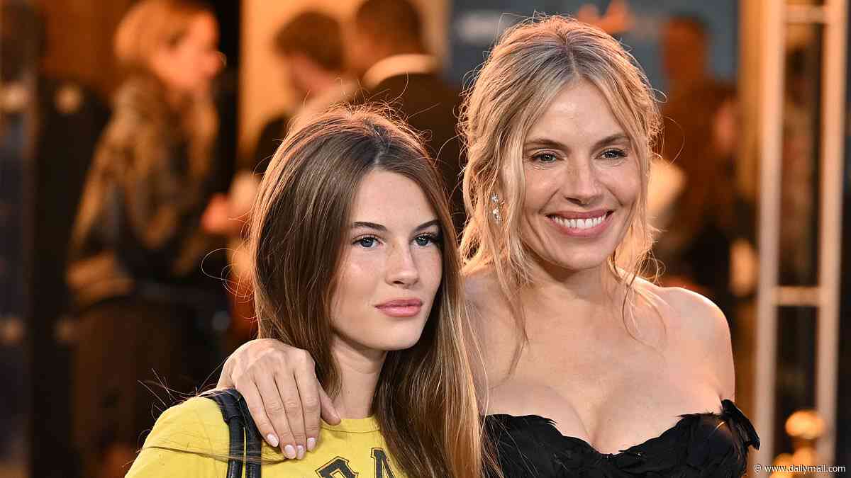 How Sienna Miller's lookalike daughter Marlowe, 14, is slowly making her mark in Hollywood as the 'little fashion monster' attends War premiere