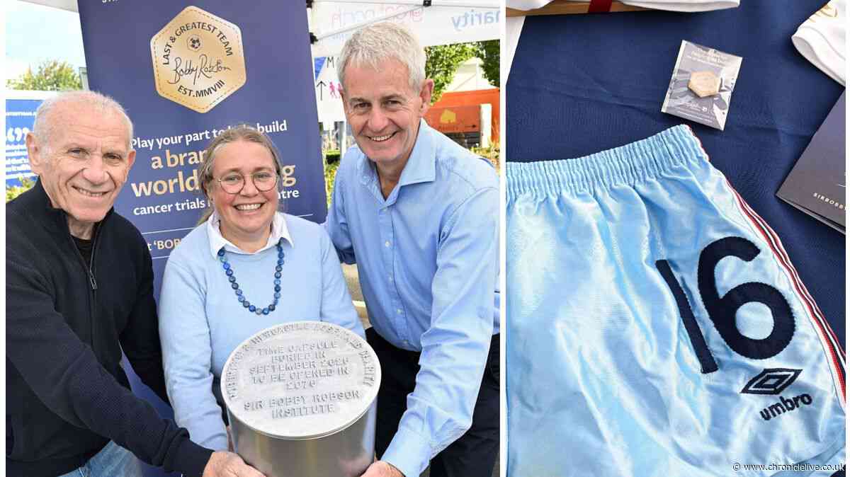 'Crucial final phase' begins as new Sir Bobby Robson cancer centre needs last £1m - and Peter Reid buries his World Cup shorts
