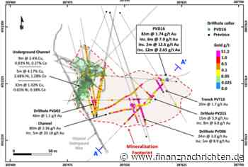 Pan Global Resources Inc.: Pan Global durchschneidet 83 Meter mit einem Goldgehalt von 1,74 g/t und erweitert damit die neue Goldzone im Projekt Cármenes in Spanien