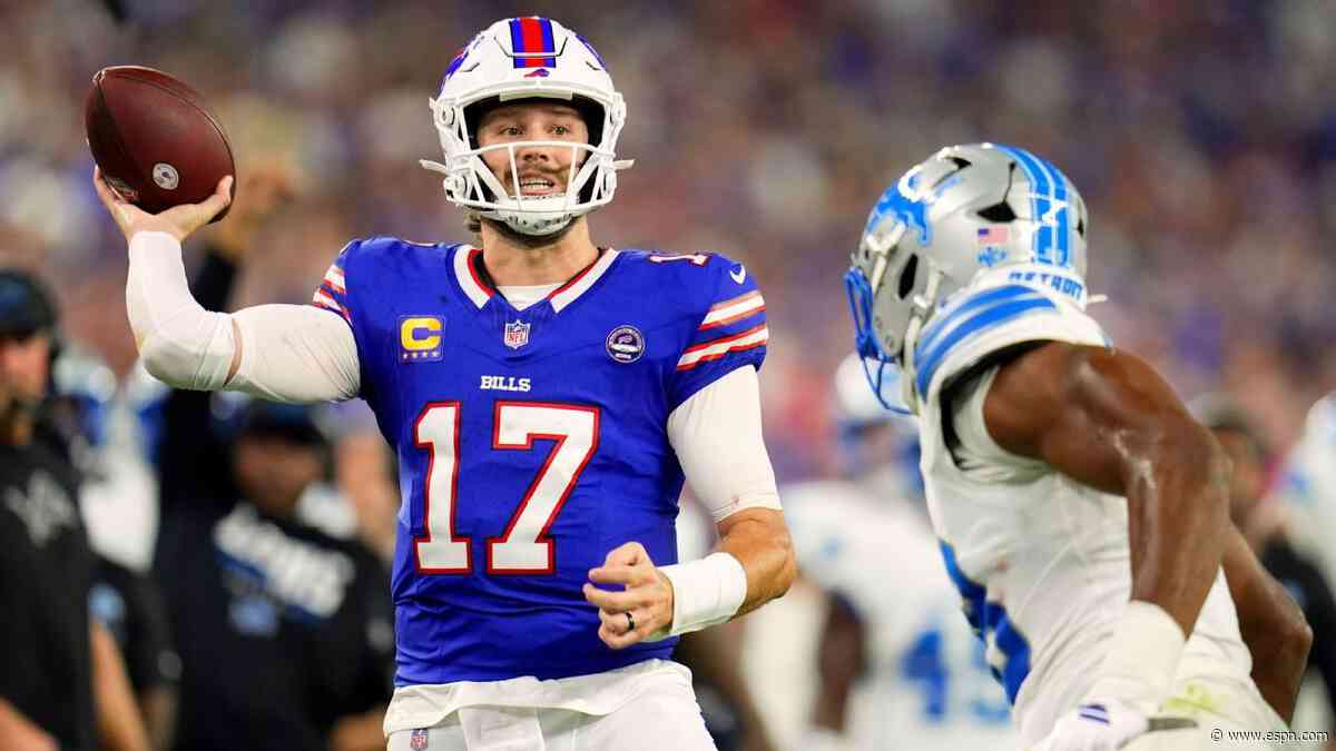 Follow live: Allen notches fourth TD as Bills pile on vs. Lions