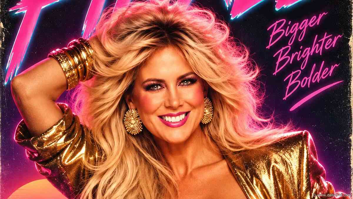 Brighter, bolder, better! Samantha Armytage embraces the '80s as she reveals busty new promo for The Golden Bachelor