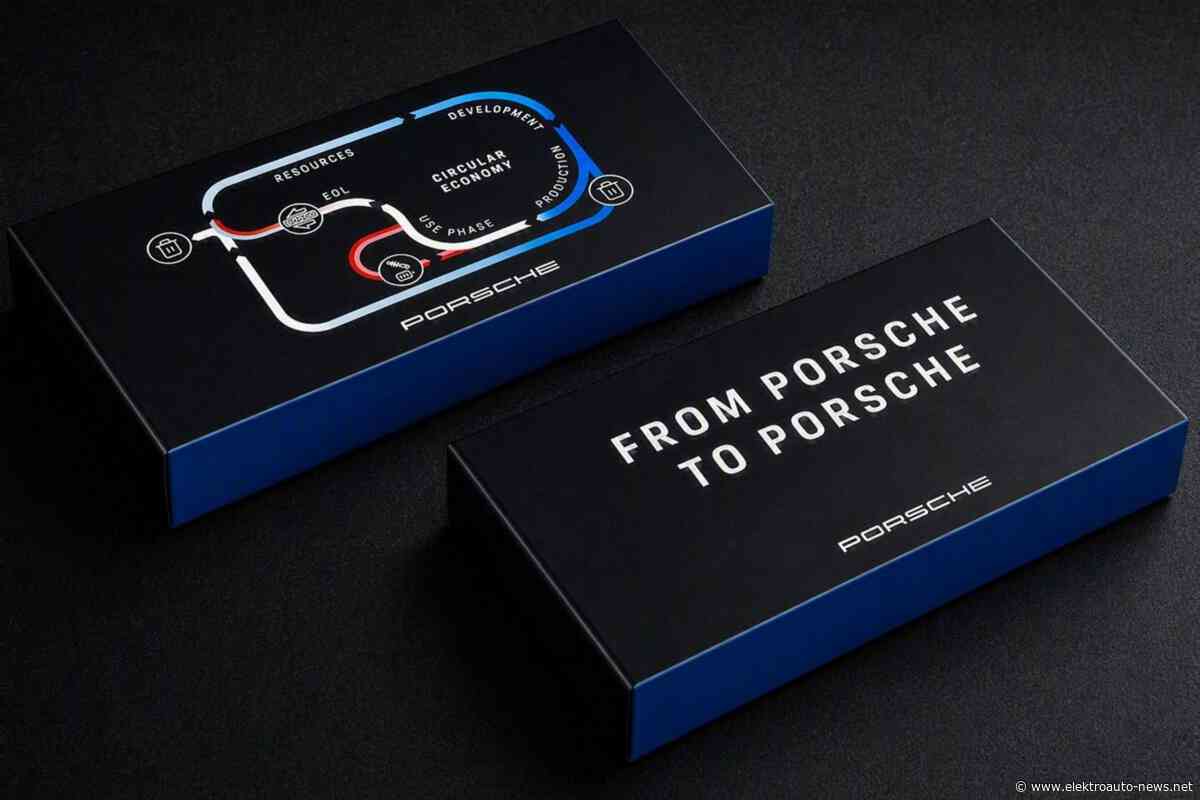 Porsche treibt Kreislaufwirtschaft bei Batterien voran