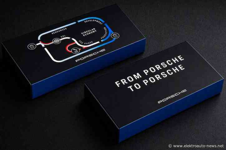Porsche treibt Kreislaufwirtschaft bei Batterien voran