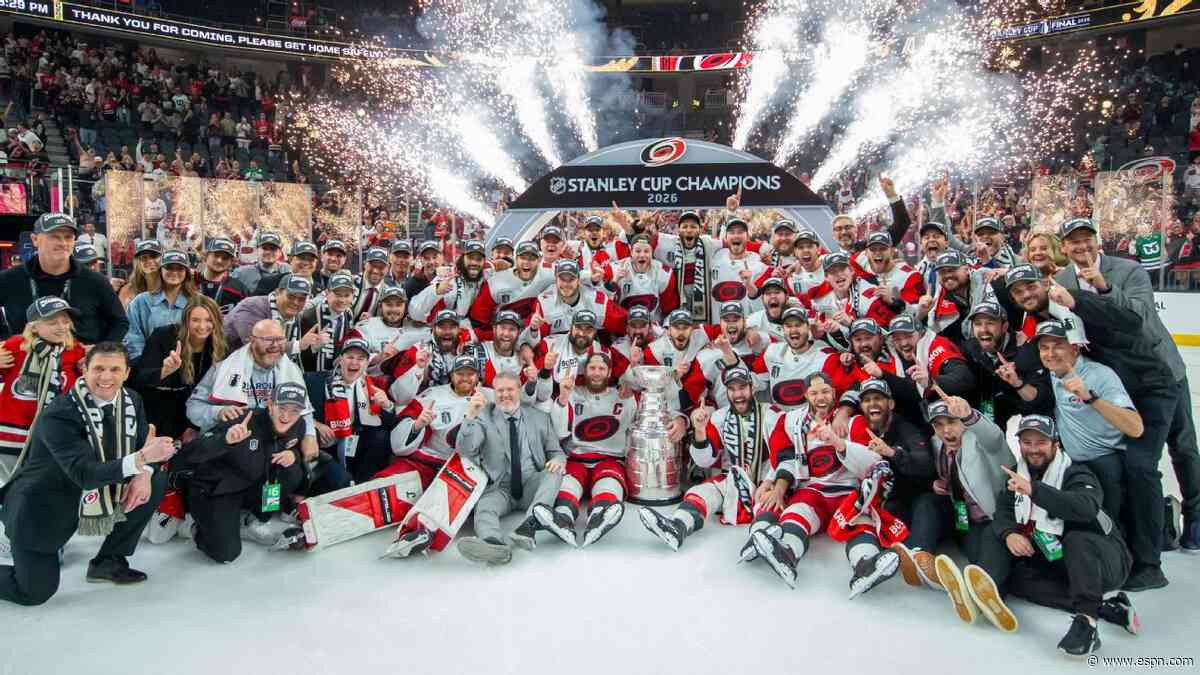 Stanley Cup odds: Hurricanes, Panthers top 2027 favorites, Avalanche sit third