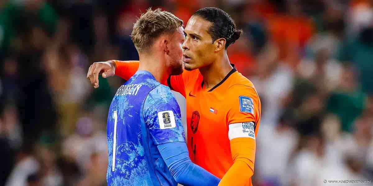 'Van Dijk gaat door: Oranje-captain wil kar blijven trekken na gesprek met Xavi'