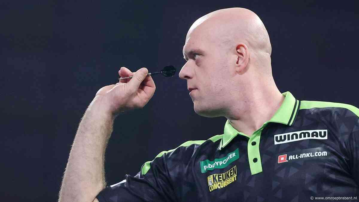 Michael van Gerwen vliegt er al in de eerste ronde van de World Series uit