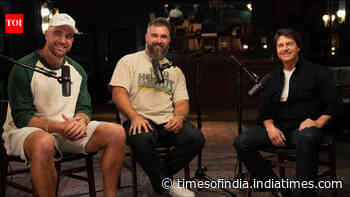Tom Cruise joins Travis Kelce on podcast - WATCH