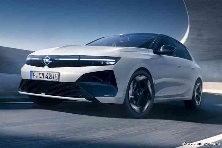 Opel hangt 280 pk sterke elektromotor ook in Astra GSE Line