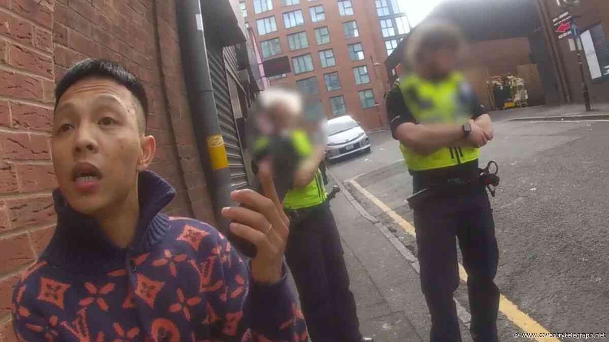 Moment Coventry man who led people-smuggling ring is arrested and says 'not me'