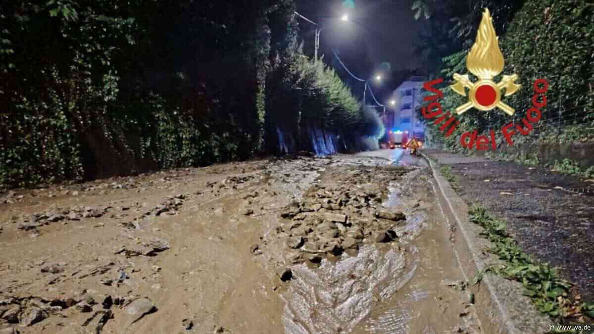 Unwetter treffen Urlaubsregion in Italien: Straßen wegen Erdrutsch gesperrt – Grundschule evakuiert