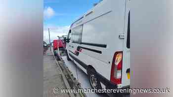 They tried to set off on campervan holiday - Wigan police brought it to a sudden stop