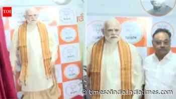 PM Modi's life-size wax statue heads to Kolkata as birthday tribute