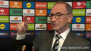 Extraordinary moment Martin O'Neill shuts down female reporter in 'patronising' and 'condescending' post-match interview after Europa League defeat