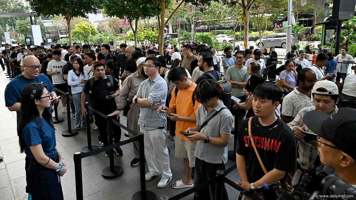 iPhone 18 Pro goes on sale around the world: Huge queues form outside Apple Stores in Kuala Lumpur, Sydney and Singapore - while scalpers set their sights on shoppers in Hangzhou