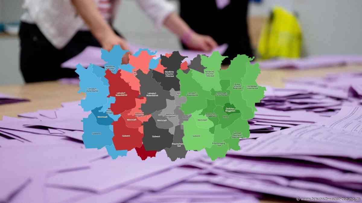 Interaktiv: So hat Ihr Stadtbezirk bei der Ratswahl in Braunschweig gewählt