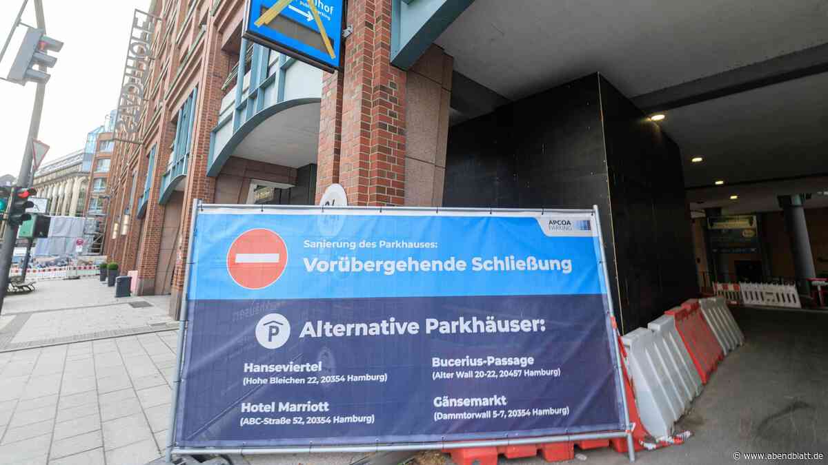 800 Parkplätze weg: Warum das Bleichenhof Parkhaus lange Zeit geschlossen bleibt