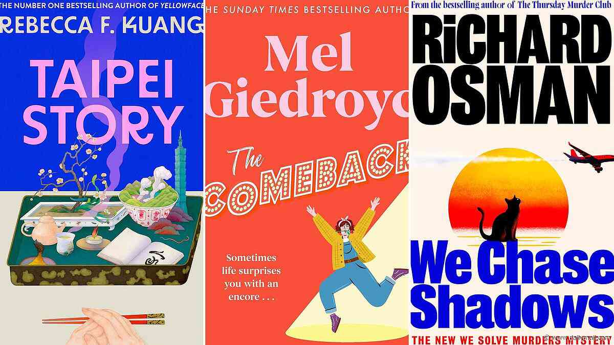 Richard Osman returns in our best Contemporary novels of the month: Taipei Story by Rebecca F. Kuang, The Comeback by Mel Giedroyc, We Chase Shadows by Richard Osman