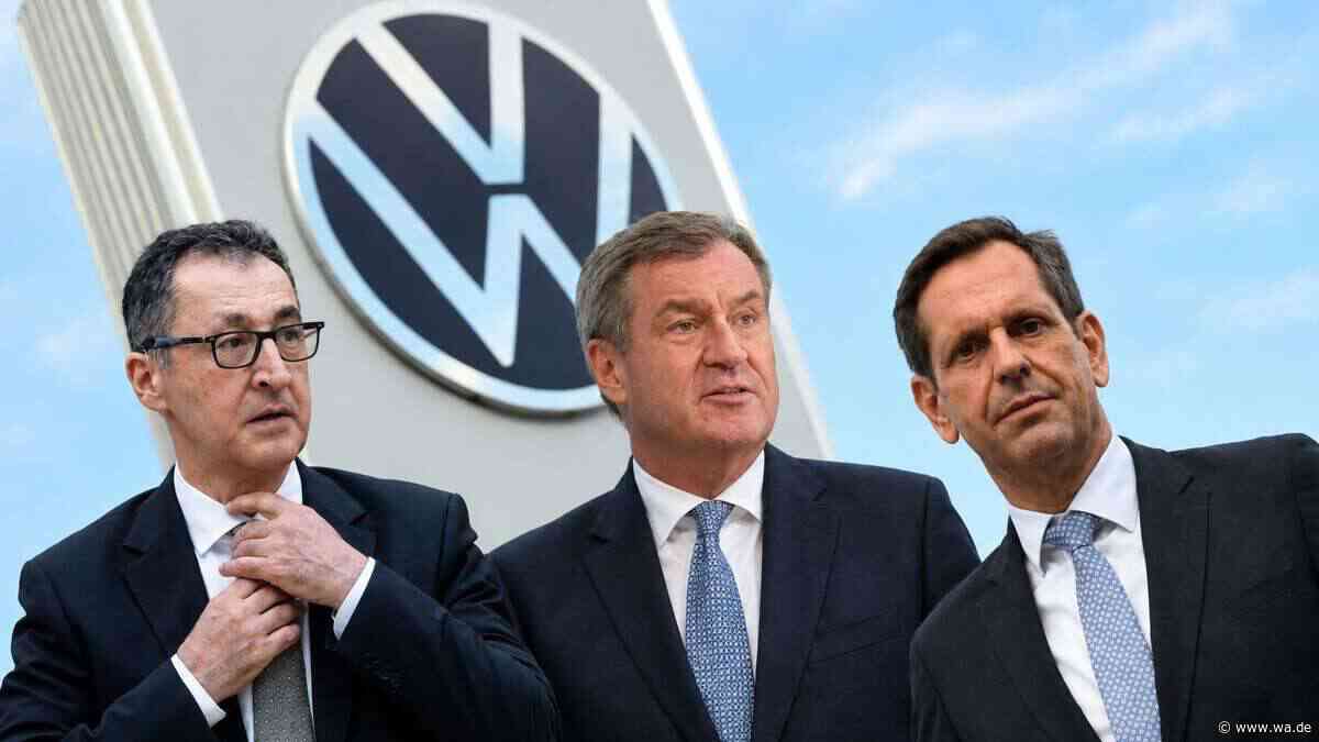 Brandbrief wegen Autokrise: Söder, Özdemir und Lies schlagen gemeinsam Alarm – 52.000 Jobs weg