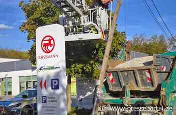 FW-M: Lastwagen gegen Telefonmast (Trudering)