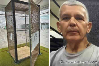 Former ‘Alligator Alcatraz’ detainee says he was placed in phone booth-sized cage for 15 hours