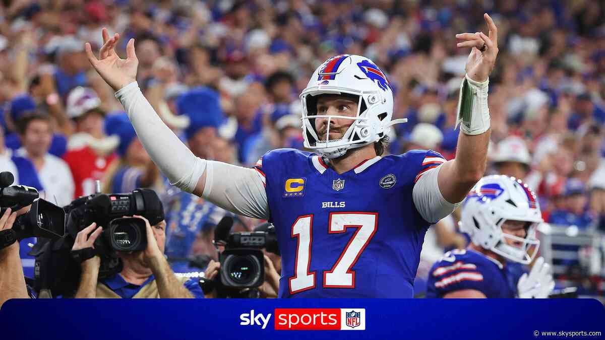 The best plays of Allen's starring role in impressive Bills win
