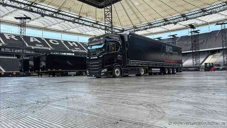 Eventlogistik: Gigantische Bühnen, enge Zeitfenster, hohe Präzision