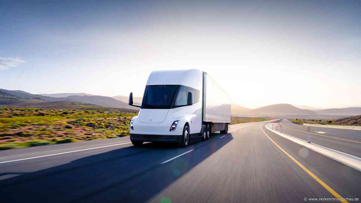 IAA Transportation: Tesla will Elektro-Lkw 2027 nach Europa bringen
