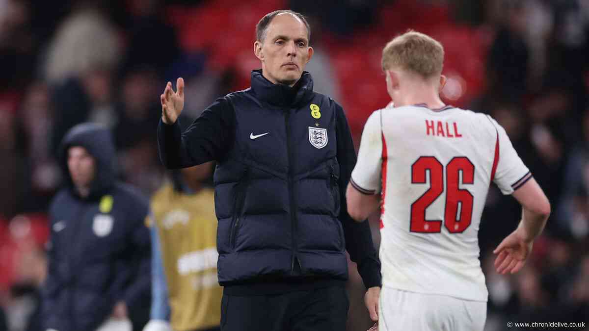 Newcastle star Lewis Hall earns England recall after World Cup snub and Tuchel challenge - 'On him'