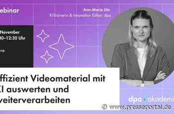 Video-Analyse mit KI-Tools für Redaktionen l dpa-Akademie
