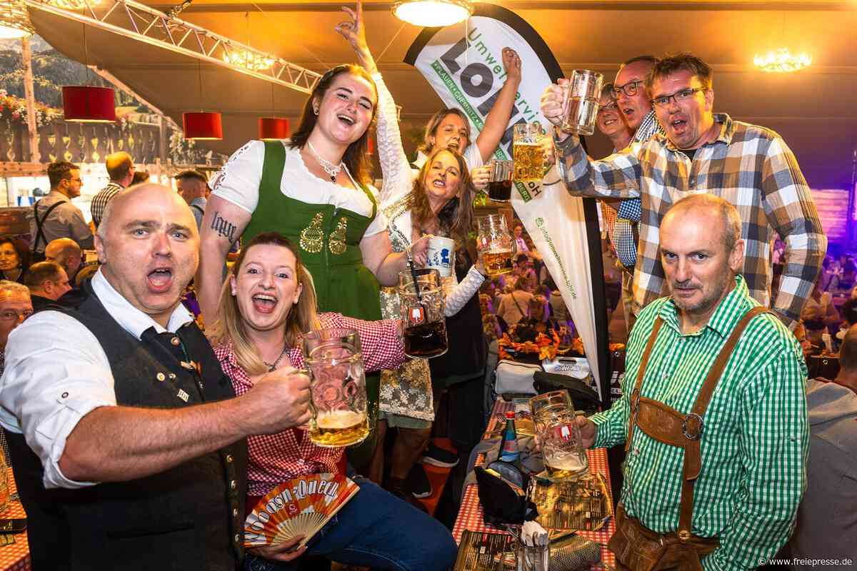 Tischler, Friseurinnen, Gastwirte von der Nordsee: Wer in Chemnitz auf der Handwerker-Wooosn feiert