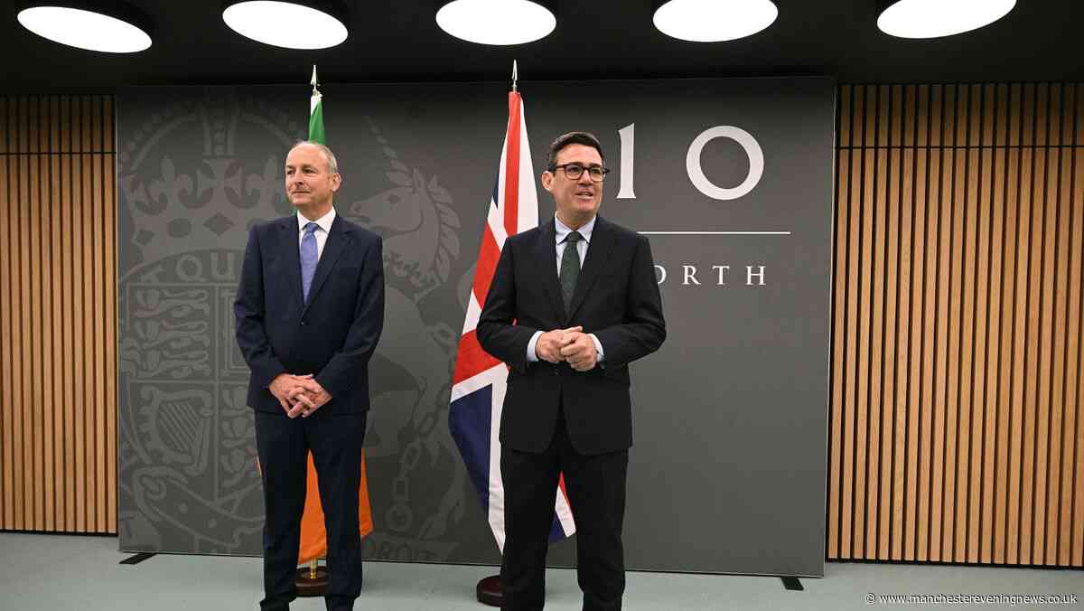Andy Burnham welcomes first world leader to Manchester's No 10 North before Makerfield visit
