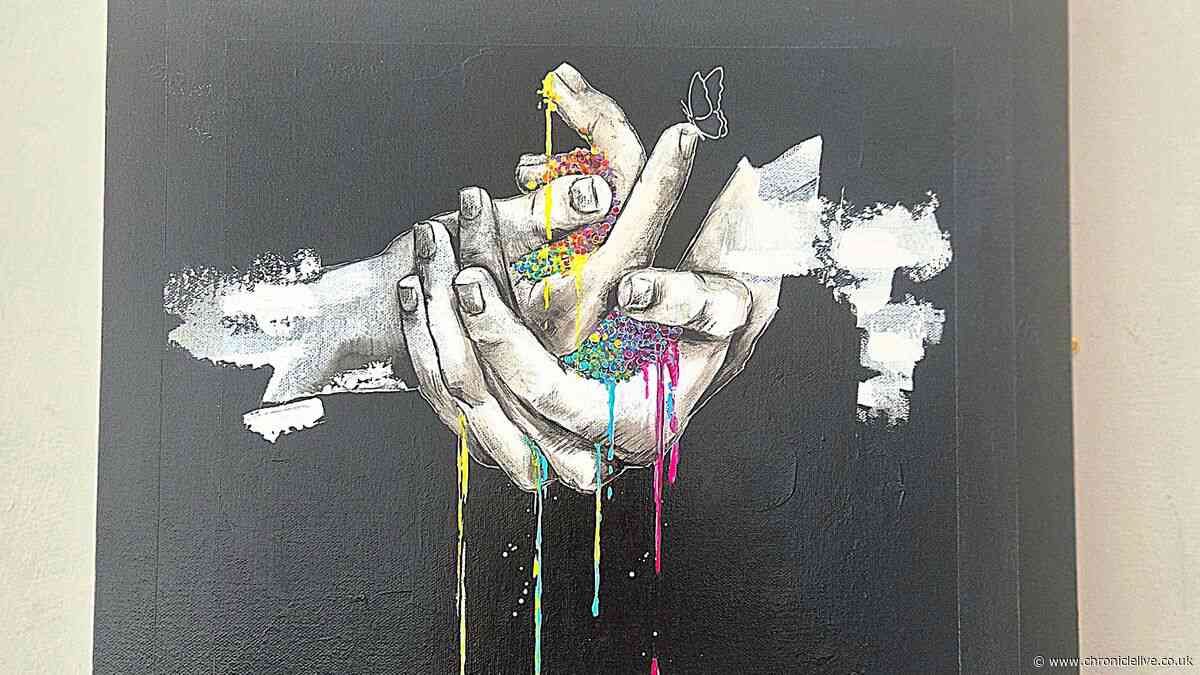 North East artist turns mental-health recovery into a powerful art exhibition