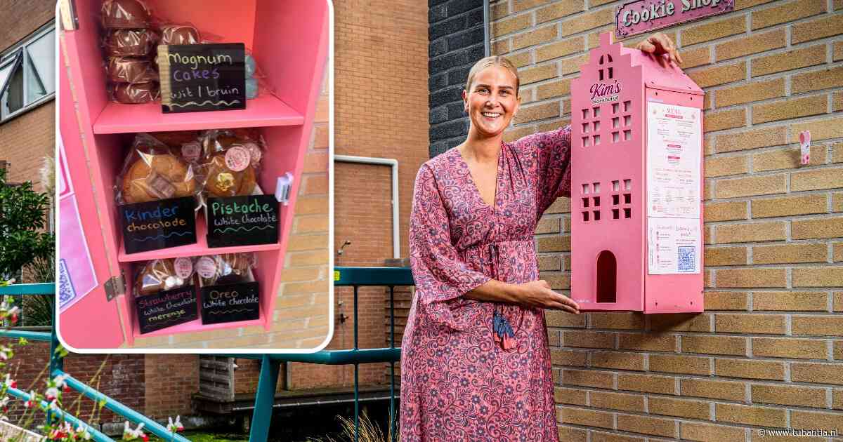 Ze zag een koekhuisje op TikTok, nu heeft Kimberley er zelf een en met succes: ‘Blijf maar bijvullen’