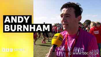 'I loved it' - Andy Burnham completes Great North Run