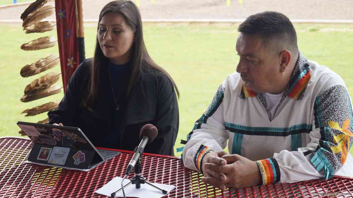 Former Chief Chris Plain challenges incumbent Janelle Nahmabin in Aamjiwnaang Election