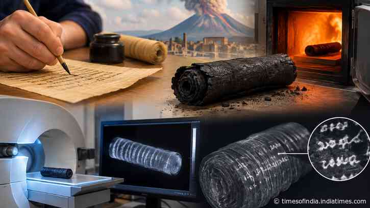 To read 2,000-year-old Vesuvius scrolls, Berkeley scientists burned student-written papyrus; leaded ink stood out in X-rays
