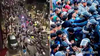 Ceuta overrun: Thousands of migrants charge through streets of Spanish enclave as police attempt to move them to official tent camp