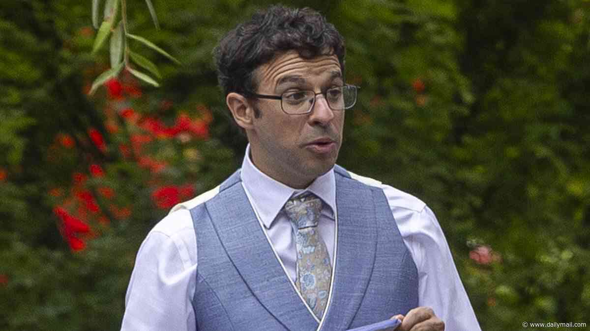 The Inbetweeners FIRST LOOK: Jay, Will, Simon and Neil are back as filming for the third film begins with mystery wedding - but Emily Atack 'refuses to return amid feud'