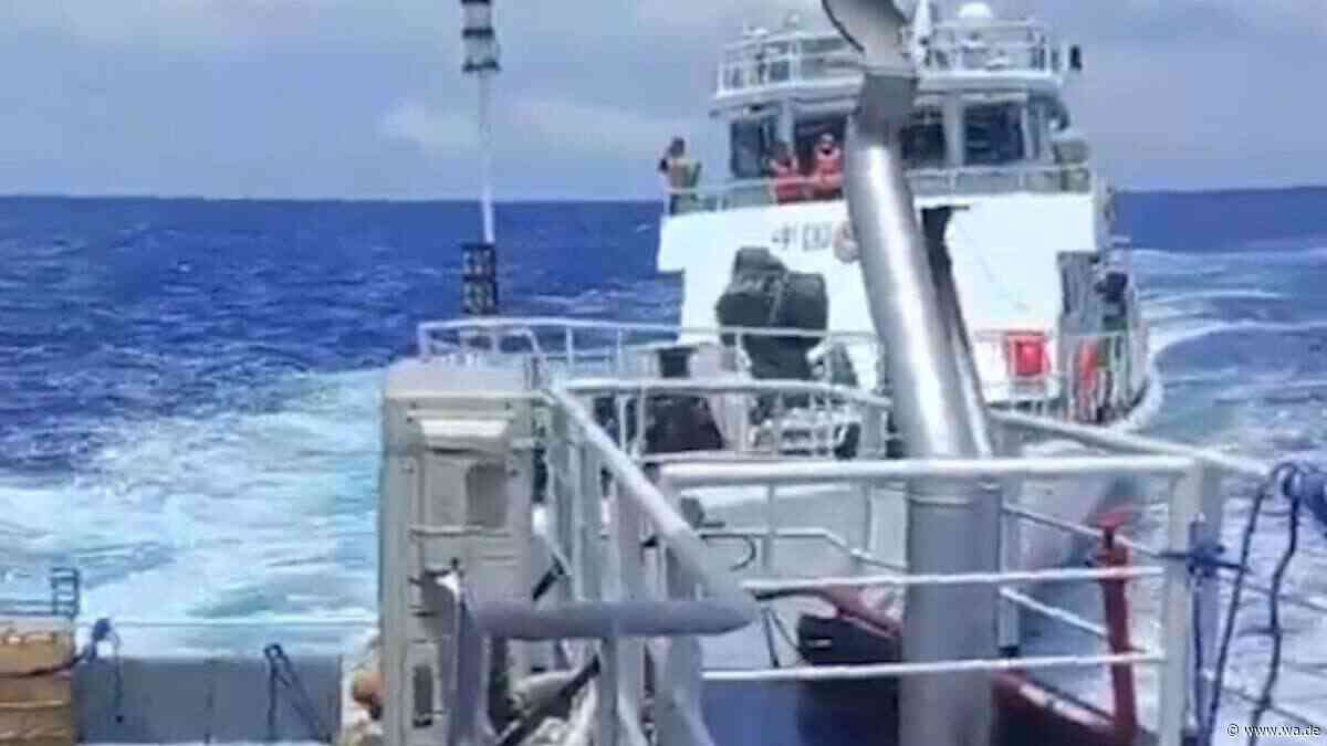 Gefährliche Konfrontation auf See: Chinesische Küstenwache kollidiert mit philippinischem Schiff